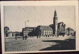 CPA, Luxembourg, La Gare Centrale, Animée, édition PK, N° 525, Non écrite - Luxemburg - Town