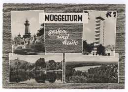 Berlin Müggelturm Gestern Und Heute 1962 - Koepenick