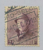 2F Casqué Oblitéré NORD BELGE   Cote 525,-euros Pour Ø Normale.    Très Frais - 1919-1920 Trench Helmet