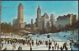 °°° 19766 - USA - NY - NEW YORK - WINTER IN CENTRAL PARK - 1973 With Stamps °°° - Central Park