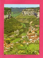 Franche-Comté, Jura, Le Cirque De BAUME-les-MESSIEURS, L'Abbaye Et Le Village, (Combier), CPM - Franche-Comté