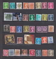 GB DEBUT DE COLLECTION 37 TIMBRES OBLITERES DIFFERENTS - Collections