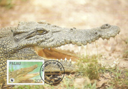 1994 - PALAU - Koror - Estuarine Crocodile - Crocodile à Double Crête WWF - Palau