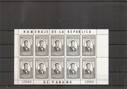 Dag Hammarskjold ( 597 De Panama En Feuille XXX -MNh) - Dag Hammarskjöld