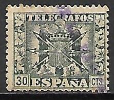 ESPAGNE    -   Télégraphes   -   1941 .  Y&T N° 91 Oblitéré . - Télégraphe