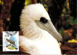 1990 - CHRISTMAS ISLAND - Abbott's Booby - Fou D'Abbott WWF - Islas Christmas