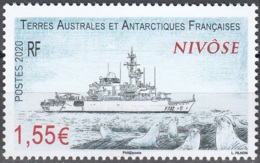 TAAF 2020 Frégate Le Nivôse Neuf ** - Unused Stamps