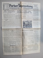 Pariser Tageszeitung, 1938. - Newspaper : Judaica, Jewish, Palastina Chronik, Keren Hajessod Konferenz ... - Jodendom