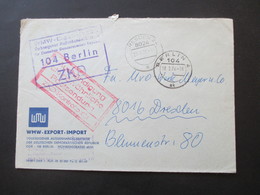 DDR 1970 ZKD WMW Export - Import Volskeigener Außenhandelsbetrieb Der DDR Aushändigung Als Gewöhnliche Postsendung - Briefe U. Dokumente