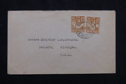 RHODÉSIE - Enveloppe Pour Les Etats Unis En 1946, Affranchissement Plaisant - L 57212 - Northern Rhodesia (...-1963)