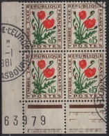 FR/TAX 67 - FRANCE N° 97 Bloc De 4 BDF Numéroté Obl. - 1960-.... Afgestempeld