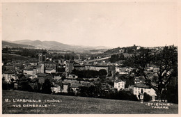 L'Arbresle (Rhône) Vue Générale - Photo Etienne à Tarare - Carte CPSM N° 12 - L'Abresle