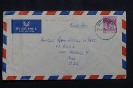 MALAISIE- Enveloppe De Butterworth En 1949 Pour Les Etats Unis, Affranchissement Plaisant - L 57251 - Malayan Postal Union