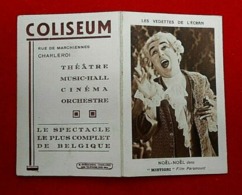 Calendrier De Poche 1933/ Acteur Noël-Noël/ Cinéma Coliseum/ Charleroi - Formato Piccolo : 1921-40