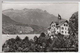 (14287) Foto AK Sachseln, Pension Felsenheim, Nach 1945 - Sachseln