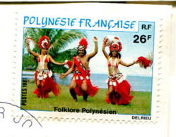 Polynésie Française 1981 - YT 165 à 167 (o) Sur Fragment - Oblitérés