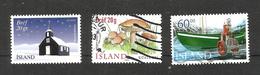 Islande N°926, 928, 930 Cote 4.25 Euros - Used Stamps