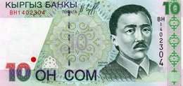 KYRGYZSTAN 10 SOM 1997  P-14a UNC - Kirghizistan