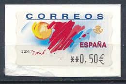 Spanien Automatenmarke 0,50 € Sonne - Autres & Non Classés