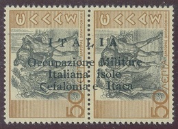 ITALIA - CEFALONIA E ITACA SASS. 15ub NUOVO - Cefalonia & Itaca