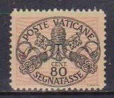 VATICANO  SEGNATASSE 1945 TRIREGNO E CHIAVI DECUSSATE SASS. 9 MNH XF - Postage Due