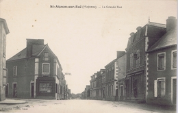 53 - Saint-Aignan-sur-Roë (Mayenne) - La Grande Rue - Saint Aignan Sur Rö