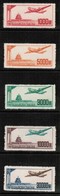 PEOPLES REPUBLIC Of CHINA  Scott # C 1-5* VF UNUSED (NO GUM AS ISSUED) (Stamp Scan # 620) - Airmail