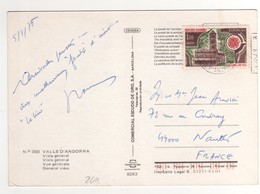 Beau Timbre , Stamp   Yvert N° 269 " église De Pal " Sur Cp , Carte , Postcard Du  05/08/1978 - Covers & Documents