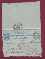 270320 - FM MILITARIA GUERRE 1914 18 RF Oublier Jamais ! TRESOR ET POSTE 76 - 1916 Caylus - Storia Postale