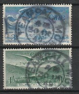 IRLANDE POSTE AERIENNE 1948-65 YT N° 2 Et 5 Obl. - Airmail