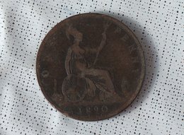 GRANDE BRETAGNE ROYAUME UNI UK 1 Penny 1890 - D. 1 Penny