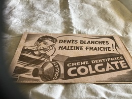 Buvard Colgate Crème Dentifrice Dent Blanche - D
