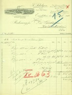 EMSDETTEN Rechnung 1924 Deko " J.Schilgen - Gewebe Für Polster Und Matratzen Pp " - Textile & Clothing