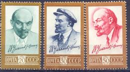 1961. USSR/Russia, Vladimir Lenin, 3v, Mint/** - Storia Postale