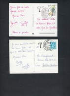 2 POSTKAARTEN Met GELEGENHEIDSSTEMPEL JUMET I MARCHE DE LA MADELEINE ; Zie 2 Scans ! - Herdenkingsdocumenten