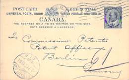 Ganssache 2 Cents Canada Montreal>Berlin 1908 AKS - Lettres & Documents