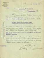 BREMEN Rechnung 1924 " A.Segnitz & Co - Portwein-Import " - Alimentos