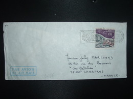 LETTRE TP MADAGASCAR APOLLO XVII OBL.MEC.5-4 1983 TANANARIVE RP - Africa