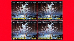 SAN MARINO - Usato -  2013 - 200 Anni Della Nascita Di Richard Wagner - 0,85 - Tetralogia Dell'anello Del Nibelun - Oblitérés