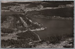 Schluchsee - S/w Die Sperrmauer Mit Dem Schluchsee   Luftbild - Schluchsee