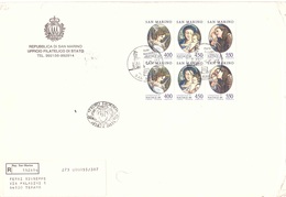 RACCOMANDATA CON NATALE 1984 FDC - Brieven En Documenten