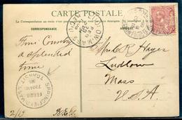 MONACO - N° 23 / CP DU 19/2/1906 POUR LUDLOW , USA - TB - Briefe U. Dokumente