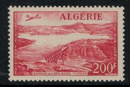 Algérie // Poste Aérienne  // 1957 // Barrage Des Beni-Bahdel, Au Sud De Tlemcen, Neufs ** MNH No.14 Y&T - Luftpost