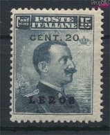 Ägäische Inseln 10V Postfrisch 1912 Aufdruckausgabe Leros (9421856 - Egeo (Lero)