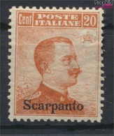 Ägäische Inseln 11XI Postfrisch 1912 Aufdruckausgabe Scarpanto (9421840 - Egée (Scarpanto)