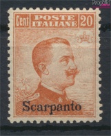 Ägäische Inseln 11XI Postfrisch 1912 Aufdruckausgabe Scarpanto (9421842 - Egée (Scarpanto)