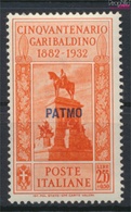 Ägäische Inseln 96VIII Postfrisch 1932 Garibaldi Aufdruckausgabe Patmo (9421784 - Egée (Patmo)