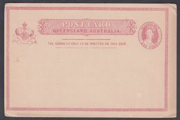 1880. QUEENSLAND AUSTRALIA  ONE PENNY POST CARD VICTORIA. () - JF321605 - Brieven En Documenten