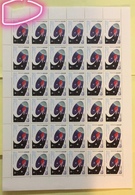 USSR Russia 1991 Sheet Soviet British Space Flight Flags UK Great Britain Sciences Astronomy Stamps MNH Edge Damaged - Full Sheets