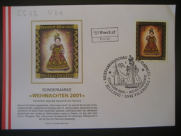 Österreich- Advent Filzmoos 30.11.2001 FDC Filzmooser Kindl, Gnadenbild Seit 1511 - Briefe U. Dokumente